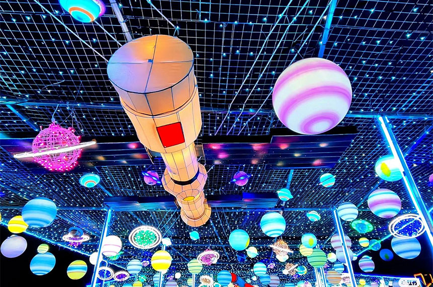 西安花灯彩灯灯展