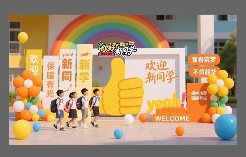 开学典礼物料设计